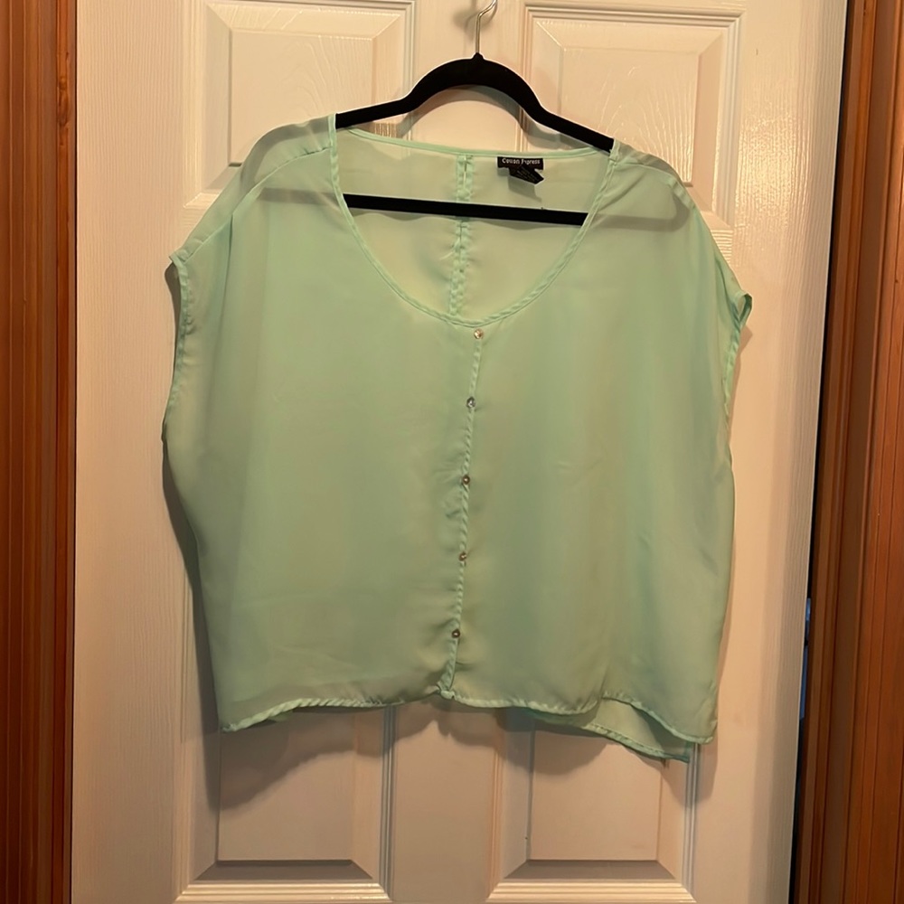 Cotton Express  blouse , size lrg